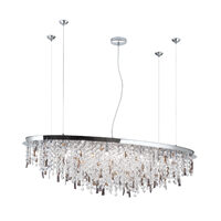 Candelabru cristal modern crom Crystalriver 21xG9/33W, LU 2517/120x45 CHROM Orion