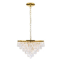 Lustra cristal moderna Celeste 9xG9/40W, HL 6-1806/9 GOLD, Orion
