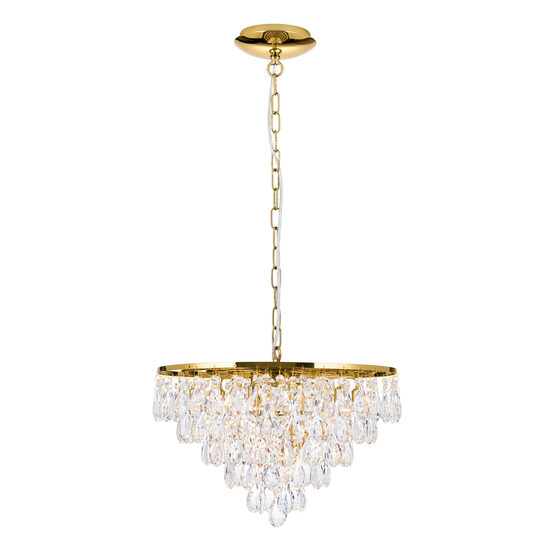 Lustra cristal moderna Celeste 9xG9/40W, HL 6-1806/9 GOLD, Orion