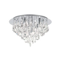 Plafoniera cristal moderna Celeste 6xG9/40W, DLU 2516/45 CHROM Orion