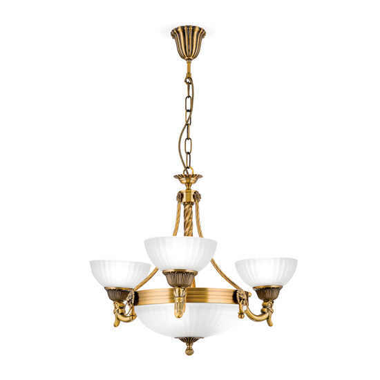 Candelabru clasic Rocca 6xE27/60W, LU 1689/3+3 BRONZE Orion