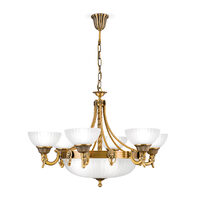 Candelabru clasic Rocca 9xE27/60W, LU 1689/6+3 BRONZE Orion
