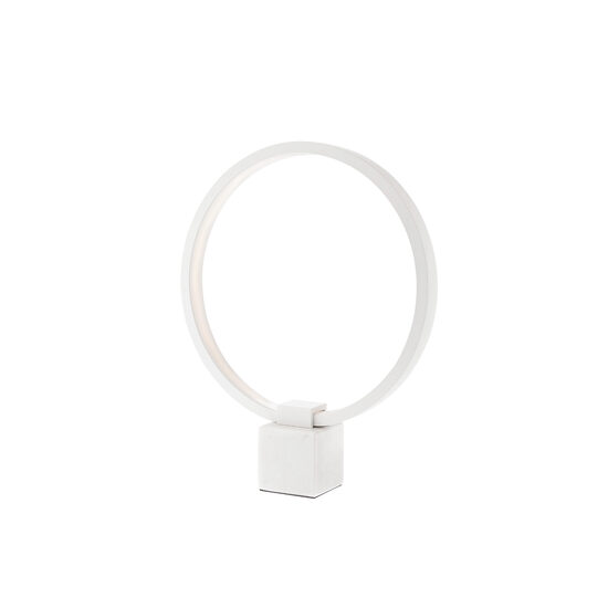 Veioza LED moderna alb mat baza marmura 12W/700lm/3000K, Ado 01-3058 Smarter