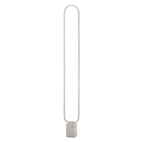 Lampadar LED modern alb mat baza marmura 24W/1200lm/3000K, Ado 01-3061 Smarter