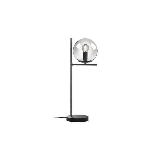 Veioza moderna neagra Boldy E14/28W 01-3073 Smarter