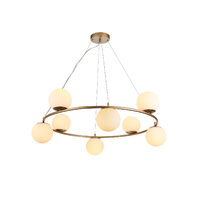 Lustra moderna aurie Bowling 8xE27/28W 01-3159 Smarter