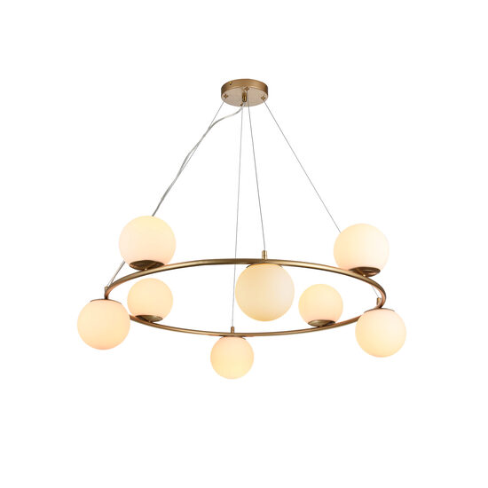 Lustra moderna aurie Bowling 8xE27/28W 01-3159 Smarter