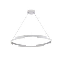 Lustra alba dimmabila LED 36W/2700lm/3000K Castle 01-3174 Smarter