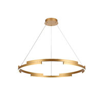 Lustra aurie dimmabila LED 36W/2700lm/3000K Castle 01-3175 Smarter