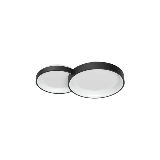 Plafoniera neagra LED 50W/4248lm/3000K/4000K/6000K Combi 01-3372 Smarter