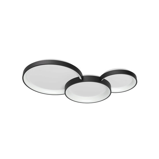 Plafoniera neagra LED 72W/5898lm/3000K/4000K/6000K Combi 01-3375 Smarter