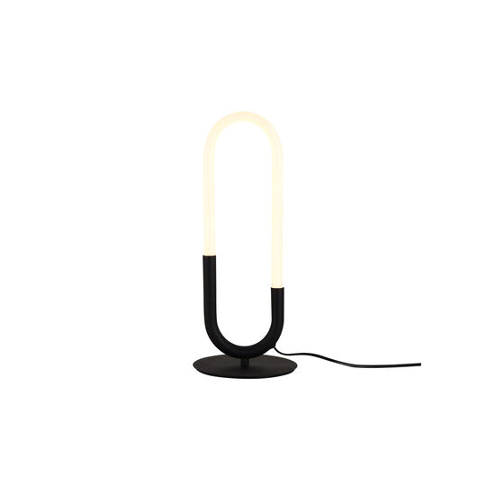 Veioza LED moderna neagra 9W/770lm/3000K, Latium 01-3186 Smarter