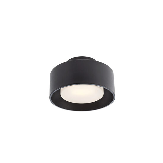 Plafoniera LED moderna neagra LED 6W/374lm/3000K, Punkt 01-3098 Smarter