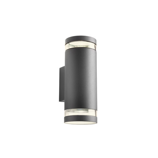 Aplica exterior IP54 gri inchis il. direct/indirect 2xGU10/28W, Cargo 90518 Smarter