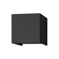 Aplica moderna Amplitude neagra il. direct/indirect LED 7W/766lm/3000K, 01-2809 Redo