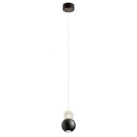 Lustra moderna Aoba negru-alb il. direct/indirect LED 8W/851lm/3000K, 01-2694 Redo
