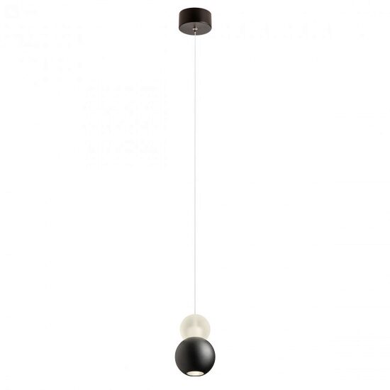 Lustra moderna Aoba negru-alb il. direct/indirect LED 8W/851lm/3000K, 01-2694 Redo