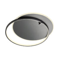 Plafoniera moderna LED negru mat 36W/3645lm/3000K, Arp 01-2660 Smarter
