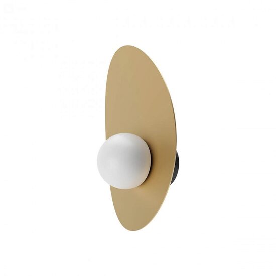 Aplica moderna Cody aurie abajur sticla opal LED 11W/890lm/3000K, 01-3287 Redo