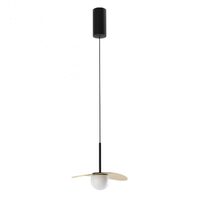 Lustra moderna Cody aurie abajur sticla opal LED 11W/890lm/3000K, 01-3308 Redo