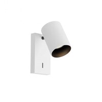 Aplica moderna Corinth alba cu intrerupator GU10/7W, 01-3419 Redo