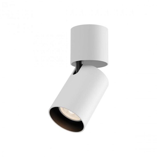 Plafoniera moderna Corinth alba dispersor orientabil GU10/7W, 01-3428 Redo