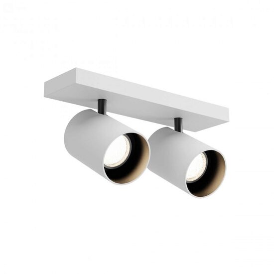 Spot modern Corinth alb dispersoare orientabile 2xGU10/14W, 01-3440 Redo