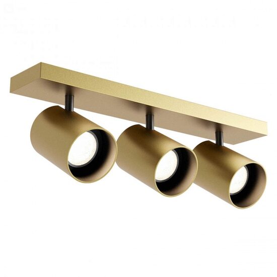 Spot modern Corinth auriu dispersoare orientabile 3xGU10/21W, 01-3444 Redo
