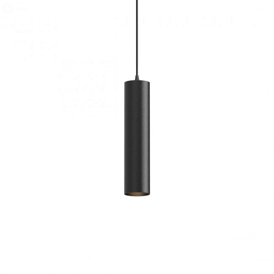 Lustra moderna Corinth neagra structura metalica GU10/7W, 01-3454 Redo