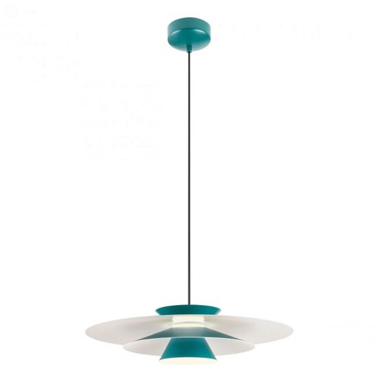 Lustra moderna Fargo verde exterior alba interior LED 16.5W/1850lm/4000K, 01-3002 Redo