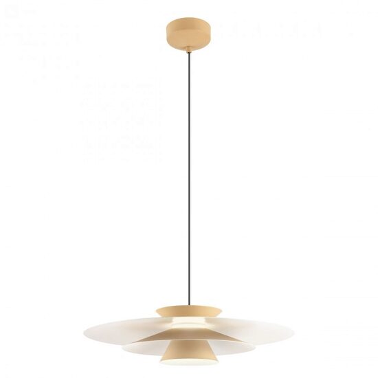 Lustra moderna Fargo bej exterior alba interior LED 16.5W/1850lm/4000K, 01-3003 Redo