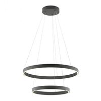 Lustra moderna Febe neagra LED 62W/8680lm/4000K, 01-2892 Redo