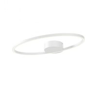 Plafoniera moderna Leo alb il. indirect LED 29W/3792lm 3000K/4000K, 01-3333 Redo