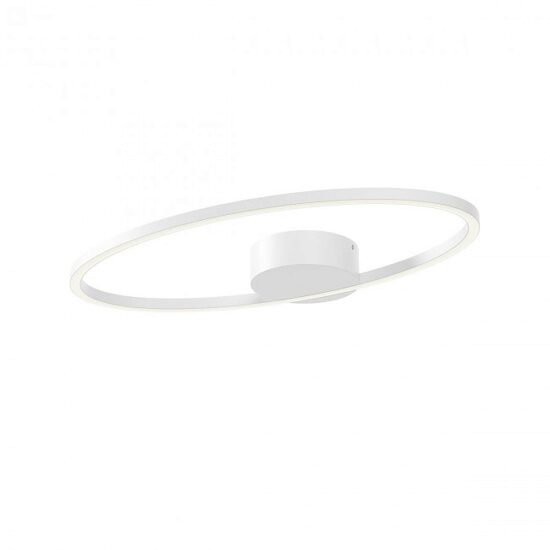 Plafoniera moderna Leo alb il. indirect LED 29W/3792lm 3000K/4000K, 01-3333 Redo