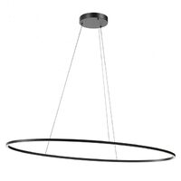 Lustra moderna Leo negru il. indirect LED 65W/8516lm 3000K/4000K, 01-3299 Redo