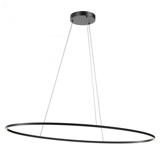 Lustra moderna Leo negru il. indirect LED 65W/8516lm 3000K/4000K, 01-3299 Redo