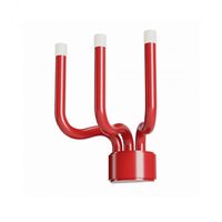 Aplica moderna Luxor rosie dimmabila TRIAC LED 12W/1518lm/3000K, 01-3226 Redo