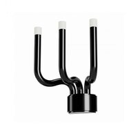 Aplica moderna Luxor neagra dimmabila TRIAC LED 12W/1518lm/3000K, 01-3307 Redo