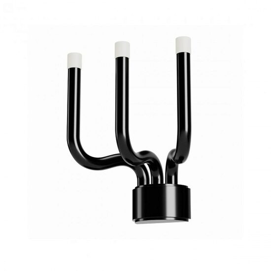 Aplica moderna Luxor neagra dimmabila TRIAC LED 12W/1518lm/3000K, 01-3307 Redo