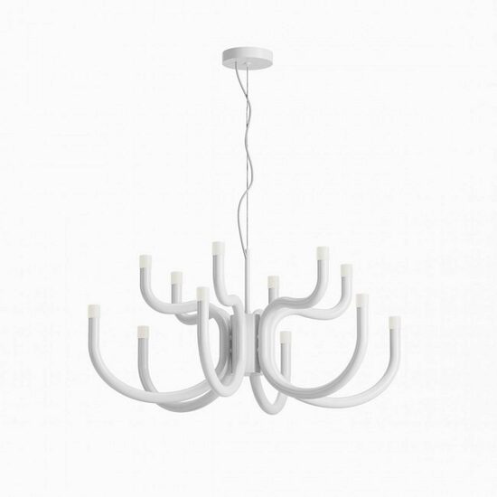 Candelabru modern Luxor alb dimmabil TRIAC LED 54W/6396lm/3000K, 01-3227 Redo