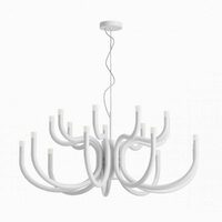 Candelabru modern Luxor alb dimmabil TRIAC LED 81W/8817lm/3000K, 01-3231 Redo