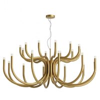 Candelabru modern Luxor auriu dimmabil TRIAC LED 108W/11454lm/3000K, 01-3236 Redo