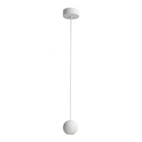 Lustra moderna Obo alba dispersor aluminiu LED 8.5W/679lm/3000K, 01-2804 Redo