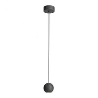 Lustra moderna Obo neagra dispersor aluminiu LED 8.5W/679lm/3000K, 01-2808 Redo
