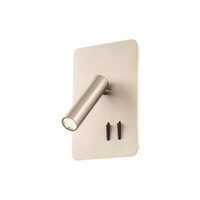Aplica moderna Quda nichel intrerupator LED 6W/720lm/3000K, 01-2981 Redo
