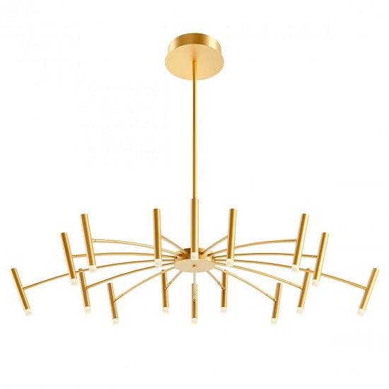 Lustra moderna Rayen auriu-bronz LED 80W/6323lm/3000K, 01-3450 Redo