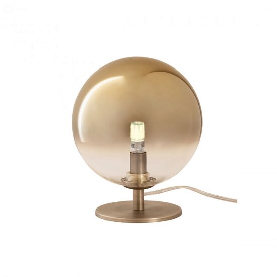 Veioza moderna Roy alama patinata sticla Pyrex intrerupator, G9/10W, 01-2782 Redo