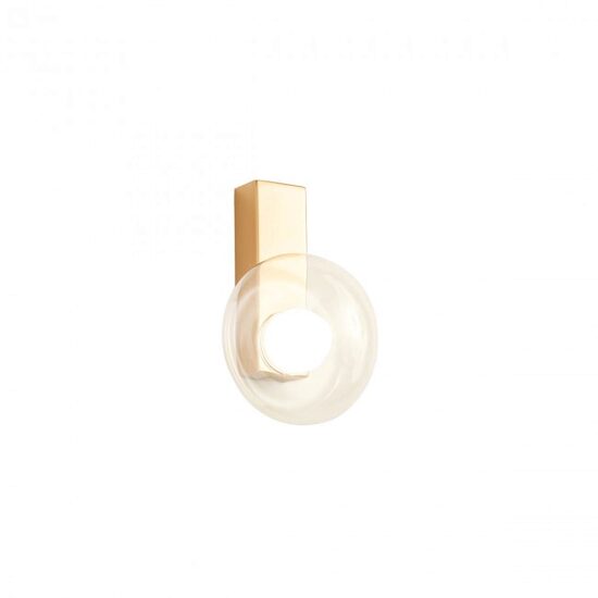 Aplica moderna Sinclair aurie sticla Pyrex LED 6.5W/769lm/3000K, 01-3239 Redo