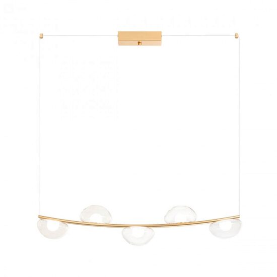 Lustra moderna Sinclair aurie dimmabila TRIAC LED 35W/3171lm/3000K, 01-3243 Redo