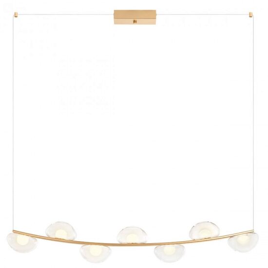Lustra moderna Sinclair aurie dimmabila TRIAC LED 42.7W/4587lm/3000K, 01-3245 Redo